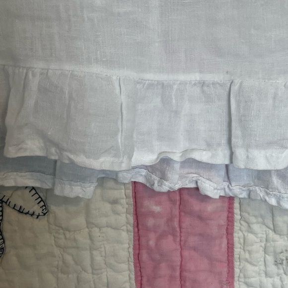 White linen Tunic Top - Picture 3 of 4